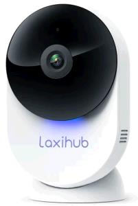 Laxihub Minicam Indoor Wi-Fi 1080p Camera Sd Card