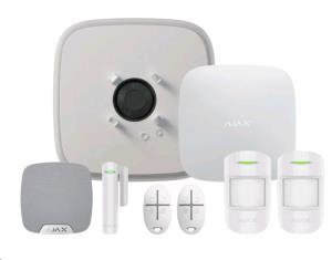 Ajax Kit 1 Hub2(2g)+mp Dd House With Keyfobs (8pd) White