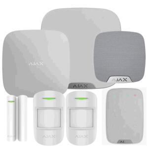 Ajax Kit 3 Hub2(2g)+mp House With Keypad (8pd) White